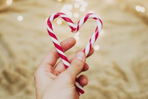 Candy Cane heart